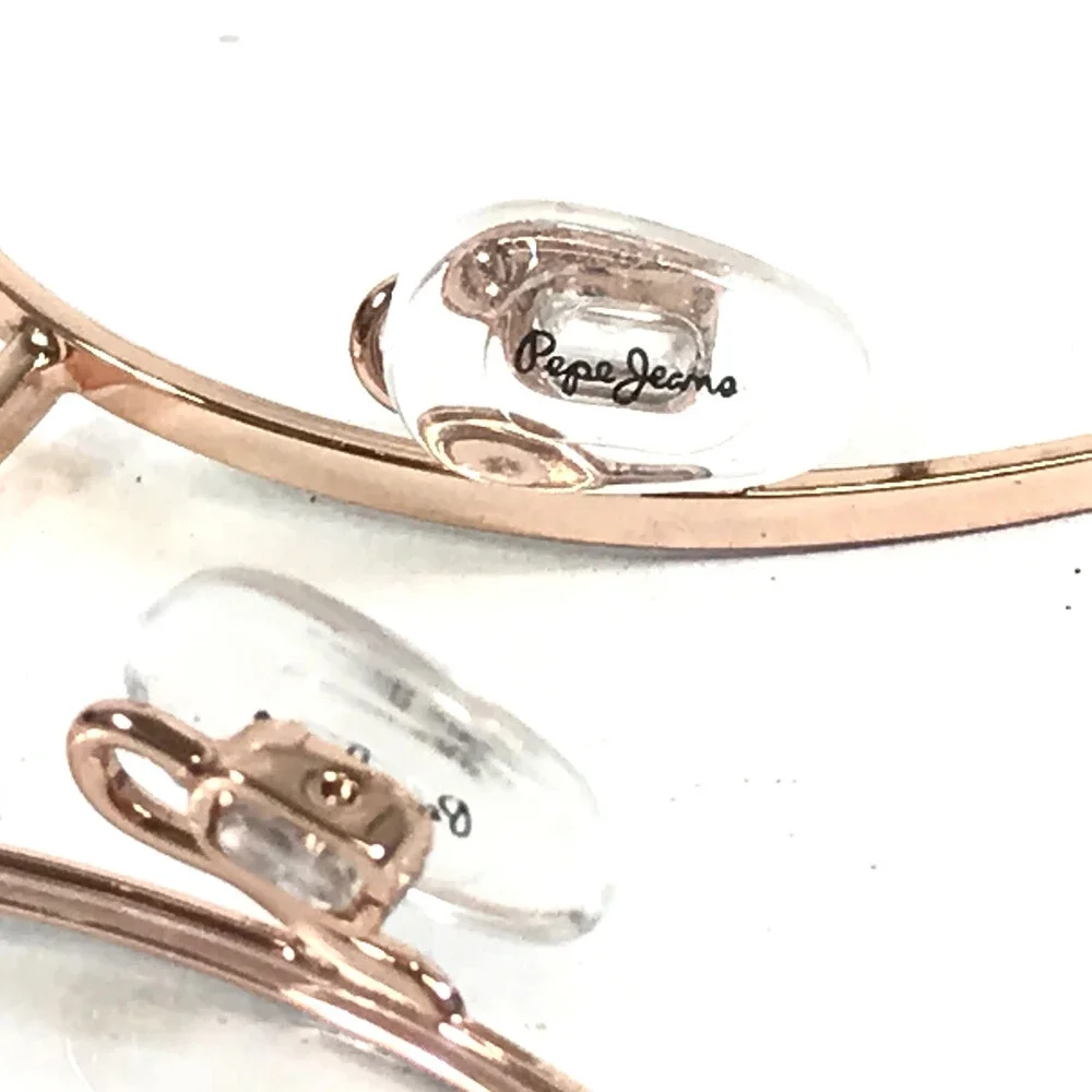 Pepe Jeans Eyeglasses Frames Jaskier PJ1412 401 Rose Gold Pink Purple 52-19-145